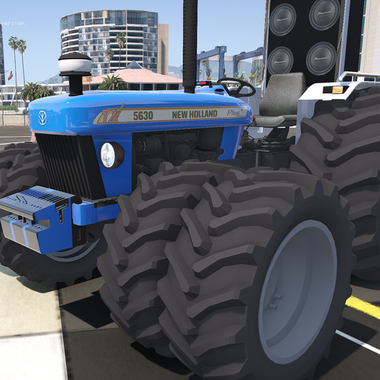 New Holland 5630 4x4 –Dual Tyre Tractor Mod for GTA V