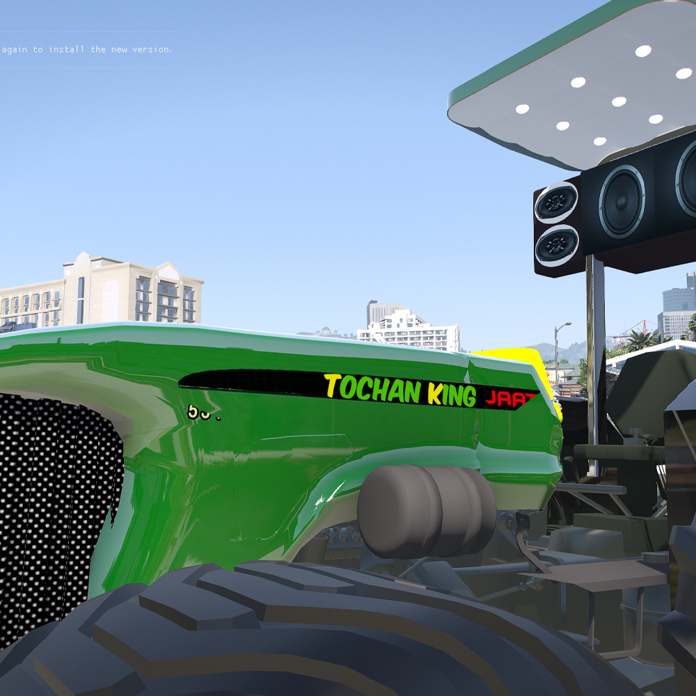 John Deere Tractor Mod with Heavy Tyres & DJ System | GTA 5 Mods | Nittu Mods