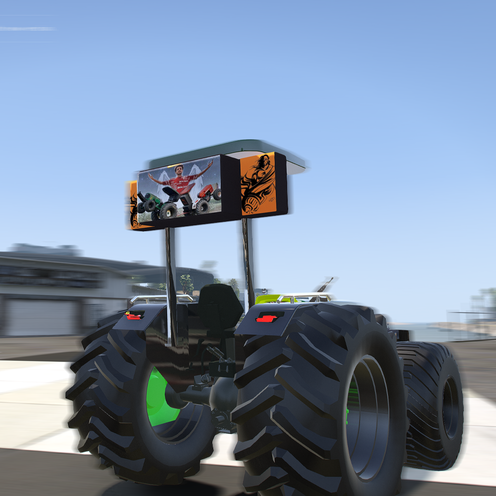 John Deere Tractor Mod with Heavy Tyres & DJ System | GTA 5 Mods | Nittu Mods